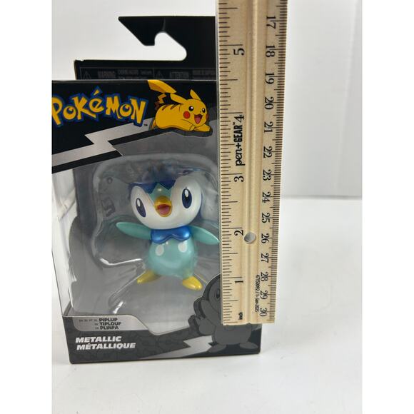 Pokémon Select Metallic Piplup Series 2 Battle Figure NEW IN BOX Jazwares - Picture 9 of 9